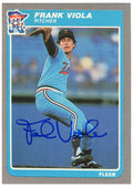 Frank Viola Signed Minnesota Twins 1985 Fleer Baseball Trading Card #291 - VIOCAR100 - Frank Viola Signed Minnesota Twins 1985 Fleer Baseball Trading Card #291 product image