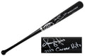 Omar Vizquel Signed Rawlings Pro Black Baseball Bat w/2877 Career Hits (JSA) - VIZBAT101 - Omar Vizquel Signed Rawlings Pro Black Baseball Bat w/2877 Career Hits (JSA) product image