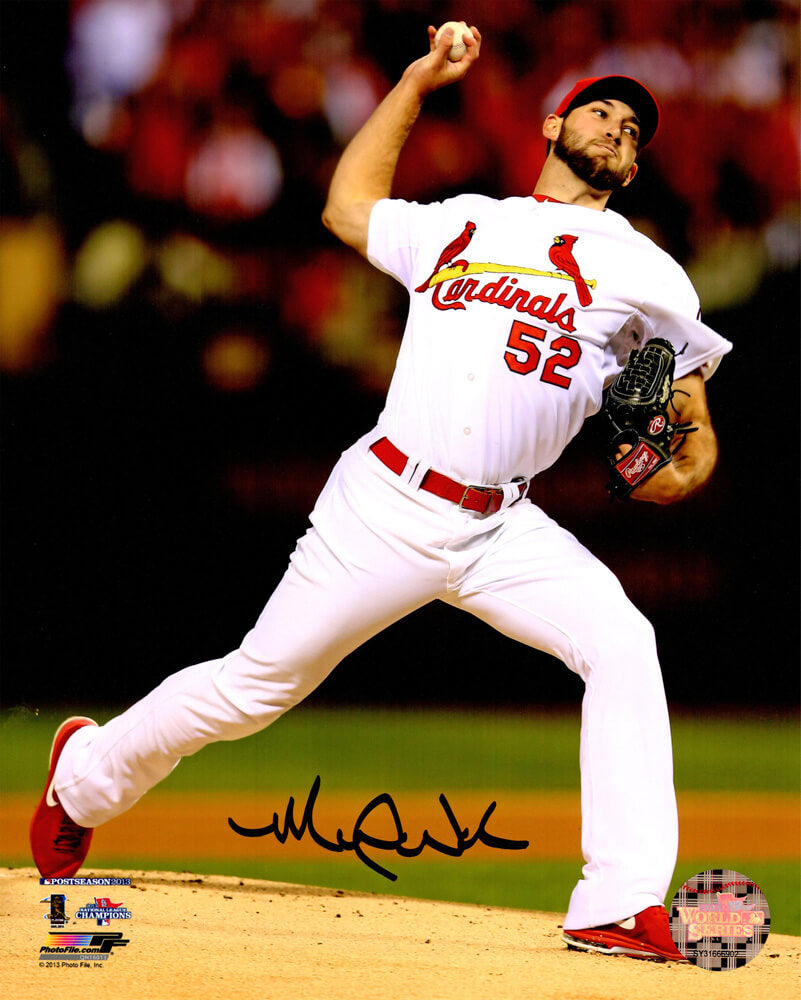 Michael Wacha Signed St Louis Cardinals 2013 World Series Pitching Action 8x10 Photo - WAC08P101 - Michael Wacha Signed St Louis Cardinals 2013 World Series Pitching Action 8x10 Photo product image