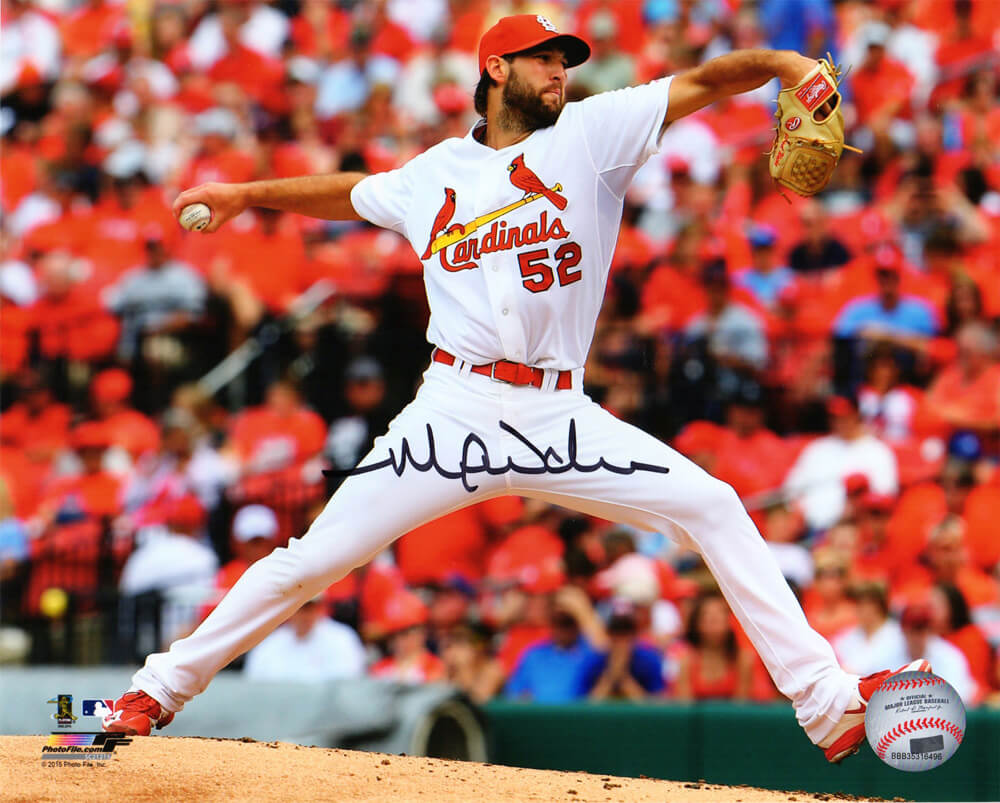 Michael Wacha Signed Cardinals Pitching Action 8x10 Photo - WAC08P104 - Michael Wacha Signed Cardinals Pitching Action 8x10 Photo product image