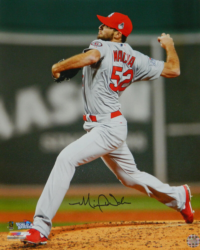 Michael Wacha Signed St Louis Cardinals 2013 World Series Action 16x20 Photo - WAC16P101 - Michael Wacha Signed St Louis Cardinals 2013 World Series Action 16x20 Photo product image