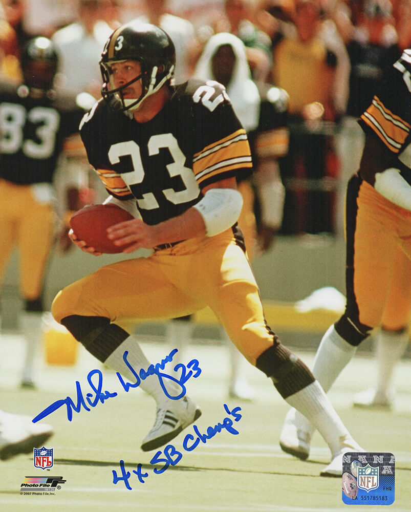 Mike Wagner Signed Pittsburgh Steelers 8x10 Photo w/4x SB Champs - WAG08P302 - Mike Wagner Signed Pittsburgh Steelers 8x10 Photo w/4x SB Champs product image