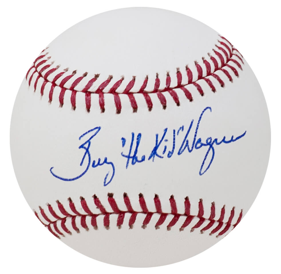 Billy Wagner Signed Rawlings Official MLB Baseball w/The Kid - WAGBSB102 - Billy Wagner Signed Rawlings Official MLB Baseball w/The Kid product image