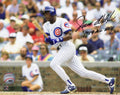 Jerome Walton Signed Chicago Cubs White Jersey Batting Action 8x10 Photo w/1989 NL ROY - WAL08P102 - Jerome Walton Signed Chicago Cubs White Jersey Batting Action 8x10 Photo w/1989 NL ROY product image