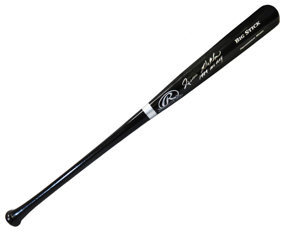 Jerome Walton Signed Rawlings Black Big Stick Baseball Bat w/1989 NL ROY - WALBAT100 - Jerome Walton Signed Rawlings Black Big Stick Baseball Bat w/1989 NL ROY product image