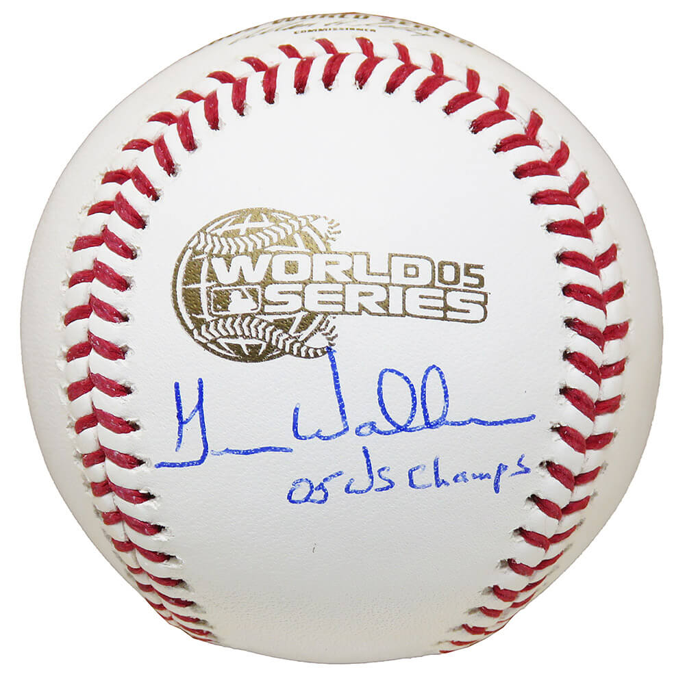 Greg Walker Signed Rawlings Official 2005 World Series (Chicago White Sox) Baseball w/05 WS Champs - WALBSB110 - Greg Walker Signed Rawlings Official 2005 World Series (Chicago White Sox) Baseball w/05 WS Champs product image