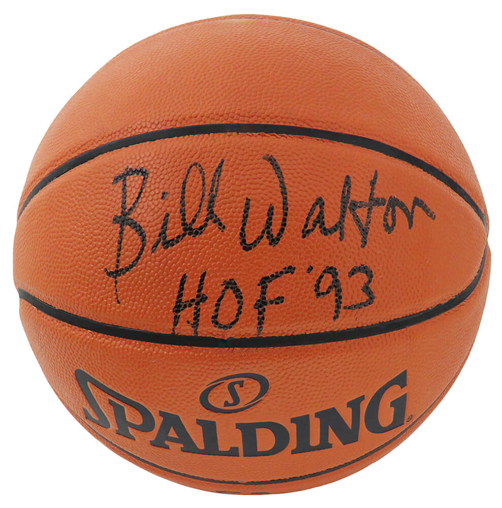 Bill Walton Signed Spalding Game Series Replica NBA Basketball w/HOF'93 - WALBSK220 - Bill Walton Signed Spalding Game Series Replica NBA Basketball w/HOF'93 product image