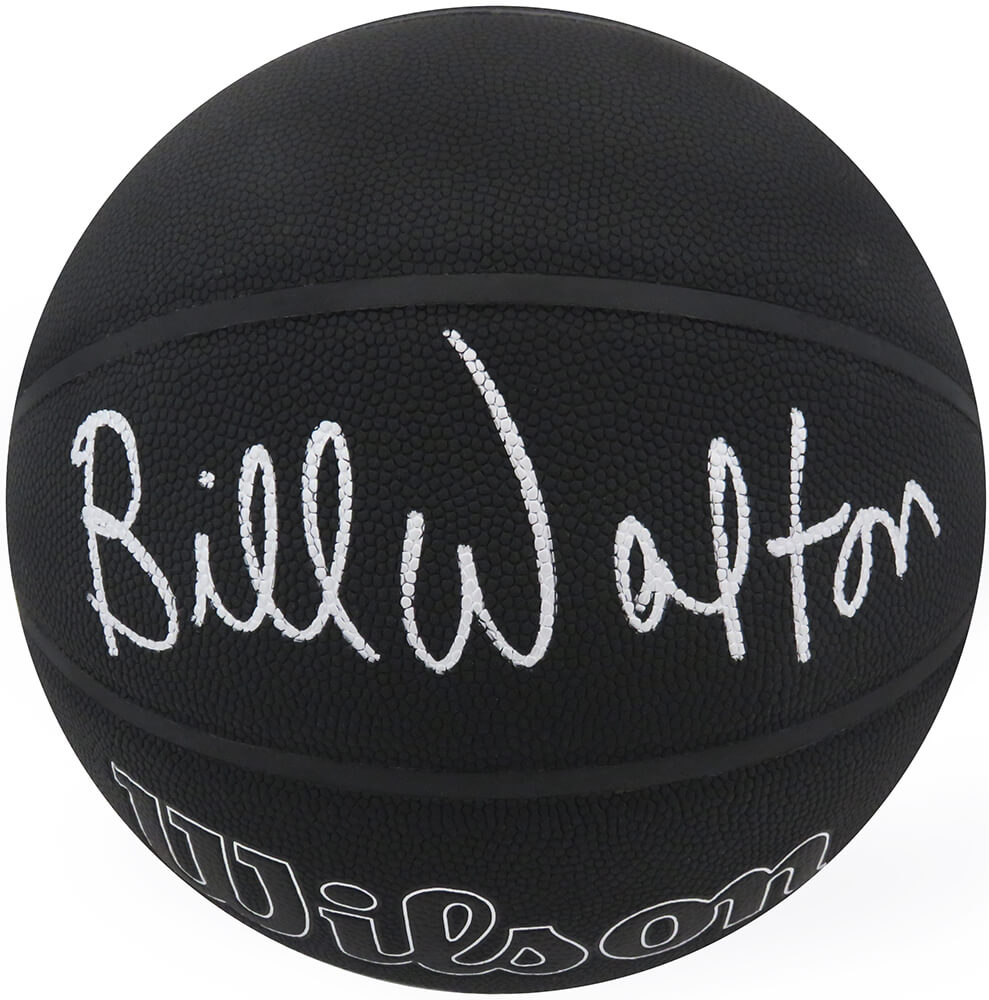 Bill Walton Signed Wilson I/O Black 75th Anniversary Logo NBA Basketball - WALBSK229 - Bill Walton Signed Wilson I/O Black 75th Anniversary Logo NBA Basketball product image