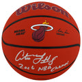 Antoine Walker Signed Wilson Miami Heat Logo NBA Basketball w/2006 NBA Champs - WALBSK244 - Antoine Walker Signed Wilson Miami Heat Logo NBA Basketball w/2006 NBA Champs product image