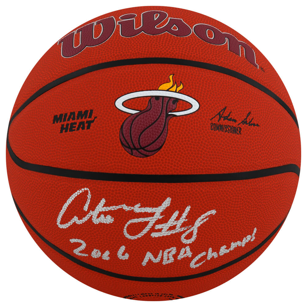 Antoine Walker Signed Wilson Miami Heat Logo NBA Basketball w/2006 NBA Champs - WALBSK244 - Antoine Walker Signed Wilson Miami Heat Logo NBA Basketball w/2006 NBA Champs product image