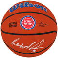 Ben Wallace Signed Detroit Pistons Logo Wilson NBA Basketball - WALBSK250 - Ben Wallace Signed Detroit Pistons Logo Wilson NBA Basketball product image