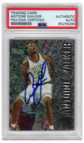 Antoine Walker Signed Boston Celtics 1996-97 Fleer Metal Rookie Basketball Trading Card #153 - (PSA Encapsulated) - WALCAR211 - Antoine Walker Signed Boston Celtics 1996-97 Fleer Metal Rookie Basketball Trading Card #153 - (PSA Encapsulated) product image