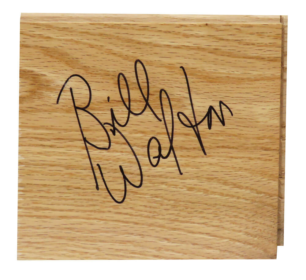 Bill Walton Signed 5x6 Floor Piece - WALFLO200 - Bill Walton Signed 5x6 Floor Piece product image
