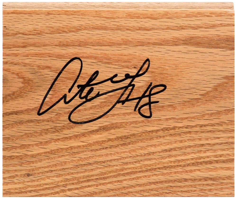 Antoine Walker Signed 5×6 Floor Piece - WALFLO210 - Antoine Walker Signed 5×6 Floor Piece product image