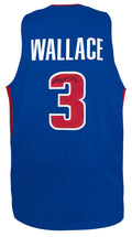 Ben Wallace Signed Blue Custom Basketball Jersey - WALJRY240 - Ben Wallace Signed Blue Custom Basketball Jersey product image