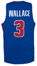 Ben Wallace Signed Blue Custom Basketball Jersey w/4x DPOY - WALJRY241 - Ben Wallace Signed Blue Custom Basketball Jersey w/4x DPOY product image