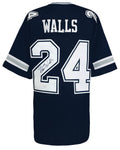 Everson Walls Signed Navy Throwback Custom Football Jersey - (JSA) - WALJRY302 - Everson Walls Signed Navy Throwback Custom Football Jersey - (JSA) product image