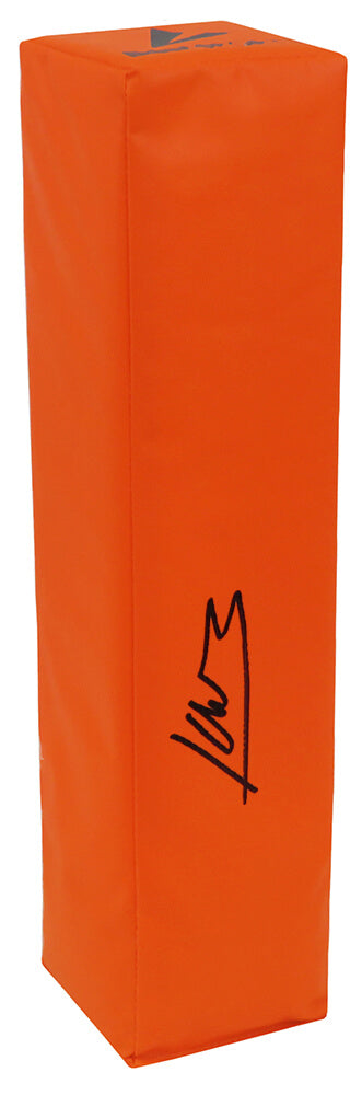 Kenneth Walker Signed BSN Orange Football Endzone Pylon - WALPYL300 - Kenneth Walker Signed BSN Orange Football Endzone Pylon product image