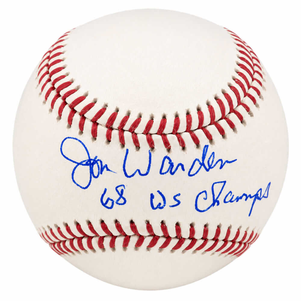 Jon Warden Signed Rawlings Official MLB Baseball w/68 WS Champs - WARBSB101 - Jon Warden Signed Rawlings Official MLB Baseball w/68 WS Champs product image