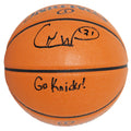 Charlie Ward Signed Spalding Game Series Replica NBA Basketball w/Go Knicks - WARBSK200 - Charlie Ward Signed Spalding Game Series Replica NBA Basketball w/Go Knicks product image