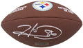 Hines Ward Signed Pittsburgh Steelers Wilson Brown Logo Football - WARFTB303 - Hines Ward Signed Pittsburgh Steelers Wilson Brown Logo Football product image