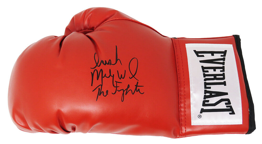 Micky Ward Signed Everlast Red Boxing Glove w/The Fighter - WARGLV501 - Micky Ward Signed Everlast Red Boxing Glove w/The Fighter product image