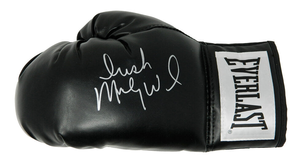 Micky Ward Signed Everlast Black Boxing Glove w/Irish - WARGLV503 - Micky Ward Signed Everlast Black Boxing Glove w/Irish product image