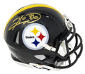 Hines Ward Signed Pittsburgh Steelers Riddell Speed Mini Helmet - WARMIN310 - Hines Ward Signed Pittsburgh Steelers Riddell Speed Mini Helmet product image