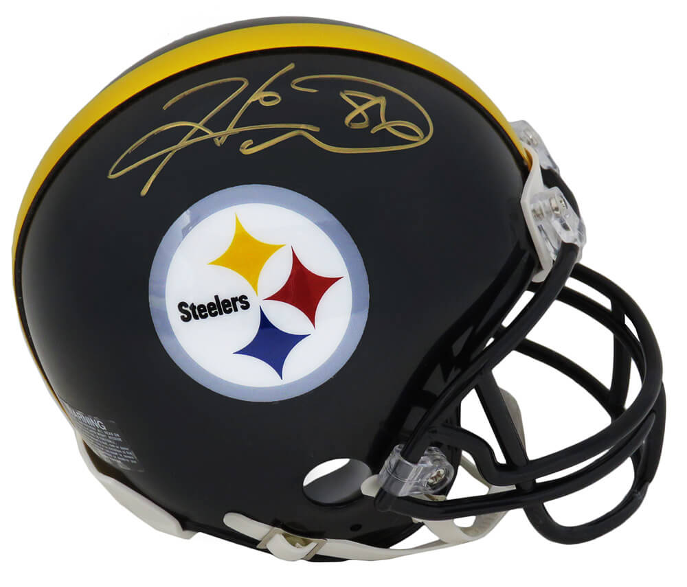 Hines Ward Signed Pittsburgh Steelers Riddell Mini Helmet - WARMIN316 - Hines Ward Signed Pittsburgh Steelers Riddell Mini Helmet product image