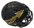 Charlie Ward Signed Florida State Seminoles Eclipse Black Matte Riddell Speed Mini Helmet w/93 Heisman - WARMIN331 - Charlie Ward Signed Florida State Seminoles Eclipse Black Matte Riddell Speed Mini Helmet w/93 Heisman product image