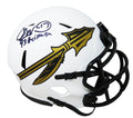 Charlie Ward Signed Florida State Seminoles Lunar Eclipse White Matte Riddell Speed Mini Helmet w/93 Heisman - WARMIN332 - Charlie Ward Signed Florida State Seminoles Lunar Eclipse White Matte Riddell Speed Mini Helmet w/93 Heisman product image