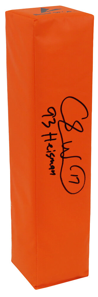 Charlie Ward Signed BSN Orange Endzone Football Pylon w/93 Heisman - WARPYL303 - Charlie Ward Signed BSN Orange Endzone Football Pylon w/93 Heisman product image