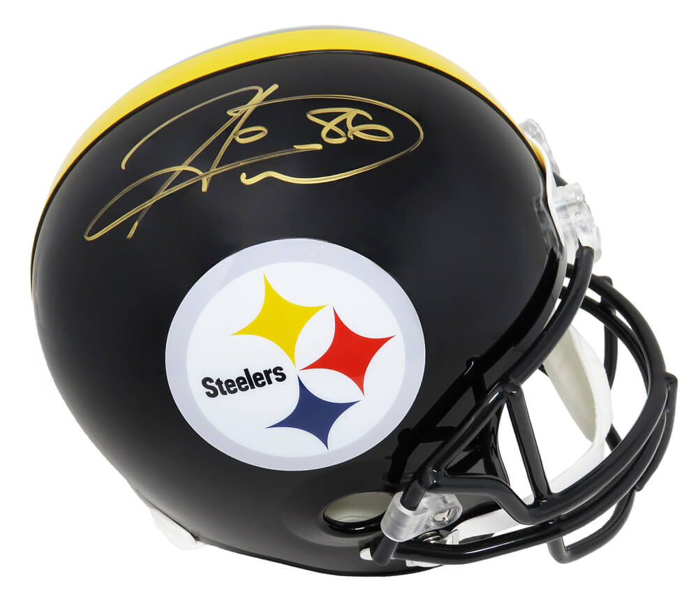 Hines Ward Signed Pittsburgh Steelers Riddell Full Size Replica Helmet - WARREP310 - Hines Ward Signed Pittsburgh Steelers Riddell Full Size Replica Helmet product image