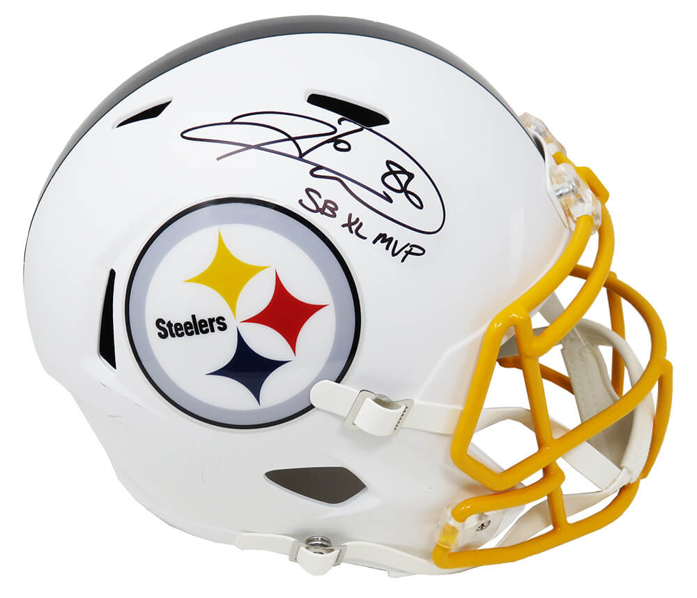 Hines Ward Signed Pittsburgh Steelers Flat White Matte Riddell Full Size Speed Replica Helmet w/SB XL MVP - WARREP313 - Hines Ward Signed Pittsburgh Steelers Flat White Matte Riddell Full Size Speed Replica Helmet w/SB XL MVP product image