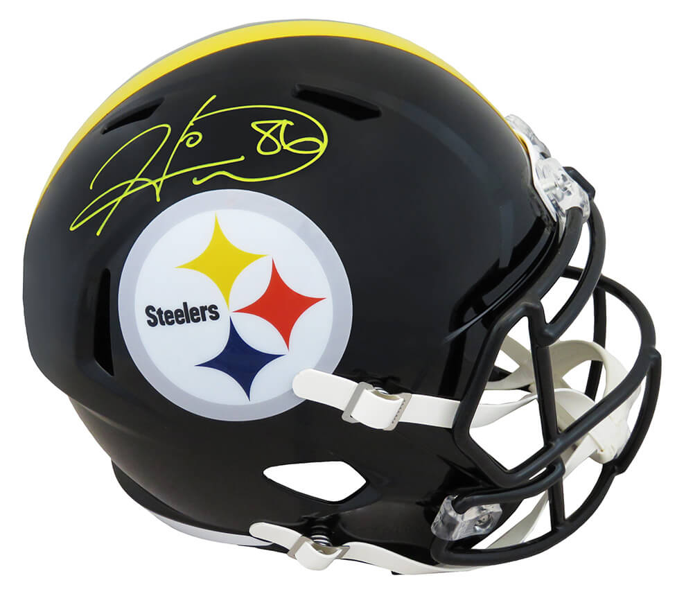 Hines Ward Signed Pittsburgh Steelers Riddell Full Size Speed Replica Helmet (Yellow Paint) - WARREP315 - Hines Ward Signed Pittsburgh Steelers Riddell Full Size Speed Replica Helmet (Yellow Paint) product image