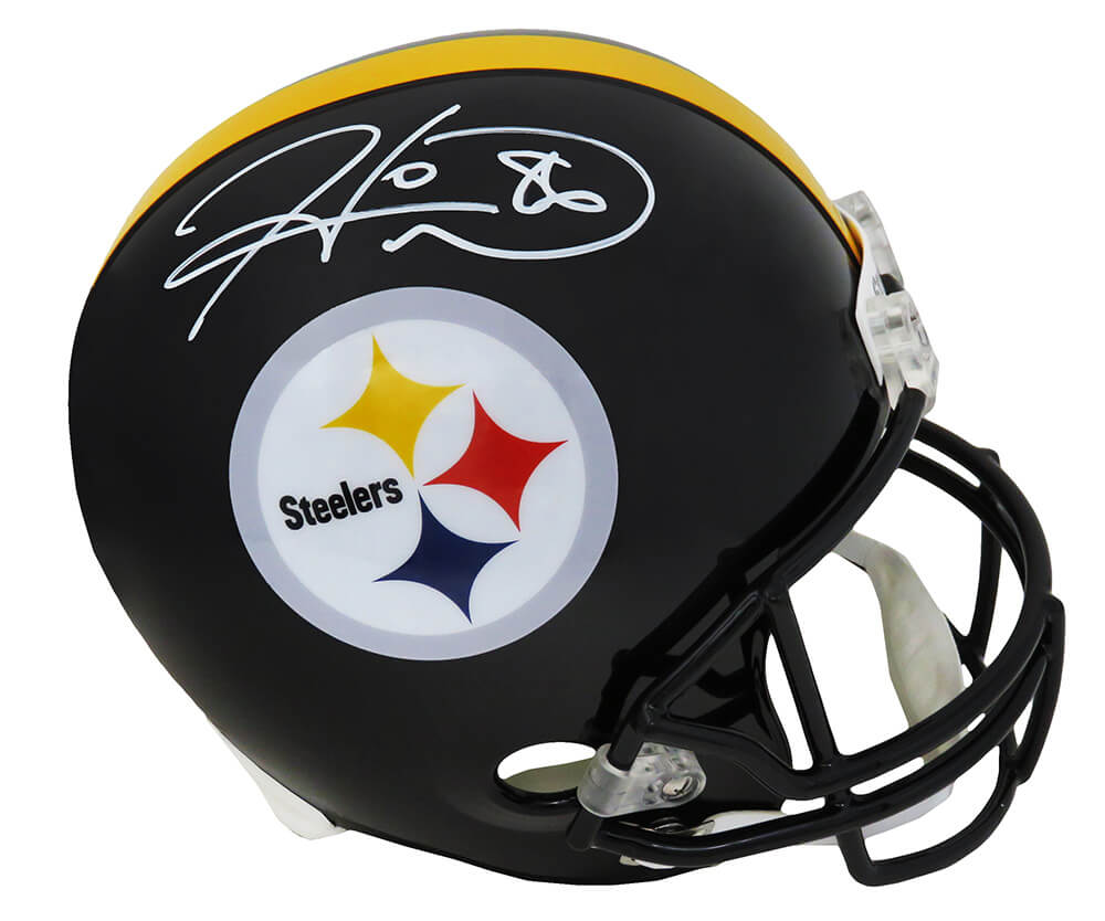 Hines Ward Signed Pittsburgh Steelers Riddell Full Size Replica Helmet (Beckett) - WARREP317 - Hines Ward Signed Pittsburgh Steelers Riddell Full Size Replica Helmet (Beckett) product image