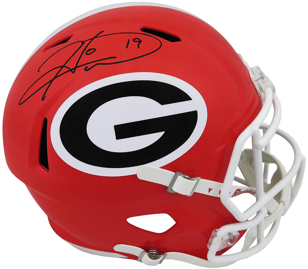 Hines Ward Signed Georgia Bulldogs Riddell Full Size Speed Replica Helmet - WARREP322 - Hines Ward Signed Georgia Bulldogs Riddell Full Size Speed Replica Helmet product image