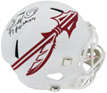 Charlie Ward Signed Florida State Seminoles White Riddell Full Size Speed Replica Helmet w/Heisman'93 - WARREP337 - Charlie Ward Signed Florida State Seminoles White Riddell Full Size Speed Replica Helmet w/Heisman'93 product image