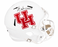 Andre Ware Signed Houston Cougars White Riddell Full Size Speed Replica Helmet w/89 Heisman - WARREP350 - Andre Ware Signed Houston Cougars White Riddell Full Size Speed Replica Helmet w/89 Heisman product image