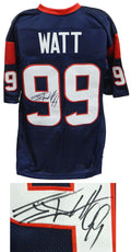 J.J. (JJ) Watt Signed Navy Custom Football Jersey - WATJRY310 - J.J. (JJ) Watt Signed Navy Custom Football Jersey product image