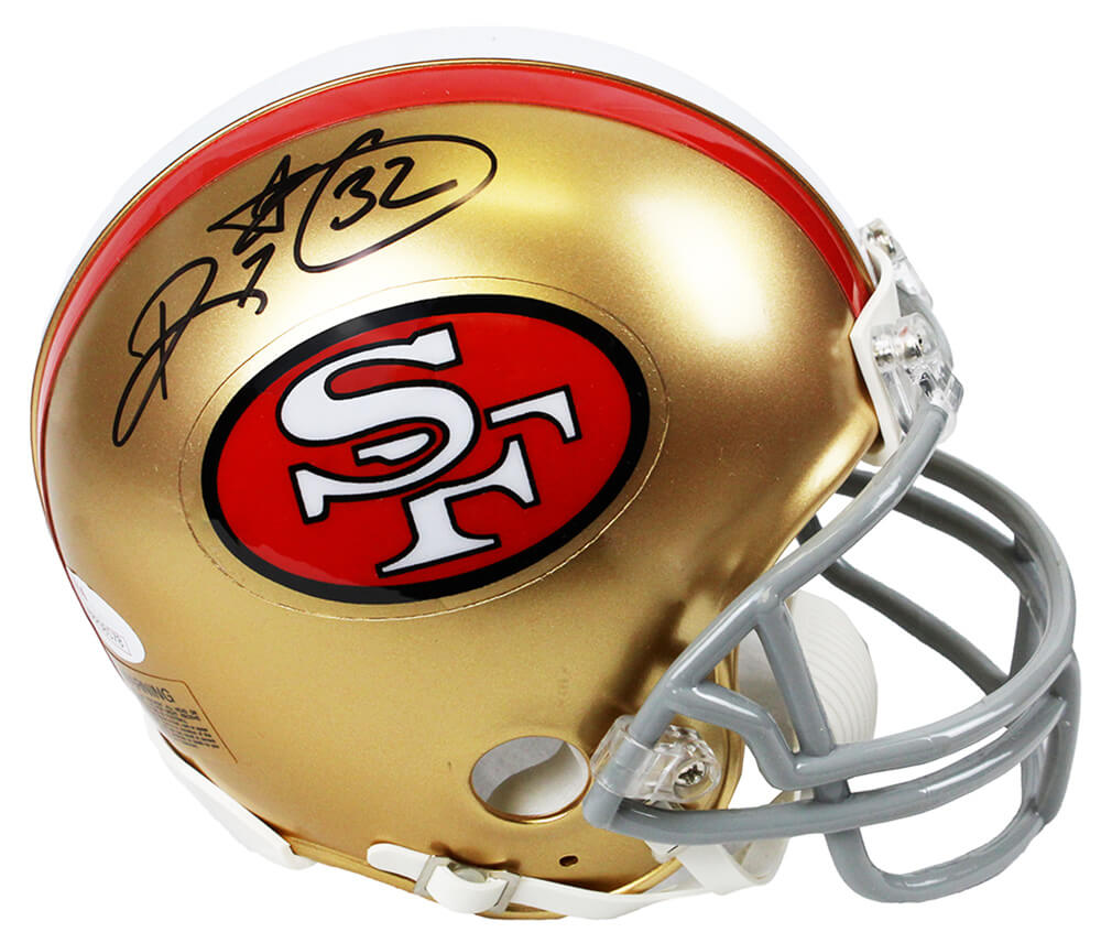 Ricky Watters Signed San Francisco 49ers Throwback Riddell Mini Helmet (JSA) - WATMIN300 - Ricky Watters Signed San Francisco 49ers Throwback Riddell Mini Helmet (JSA) product image