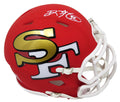 Ricky Watters Signed San Francisco 49ers AMP Alternate Riddell Speed Mini Helmet - WATMIN301 - Ricky Watters Signed San Francisco 49ers AMP Alternate Riddell Speed Mini Helmet product image