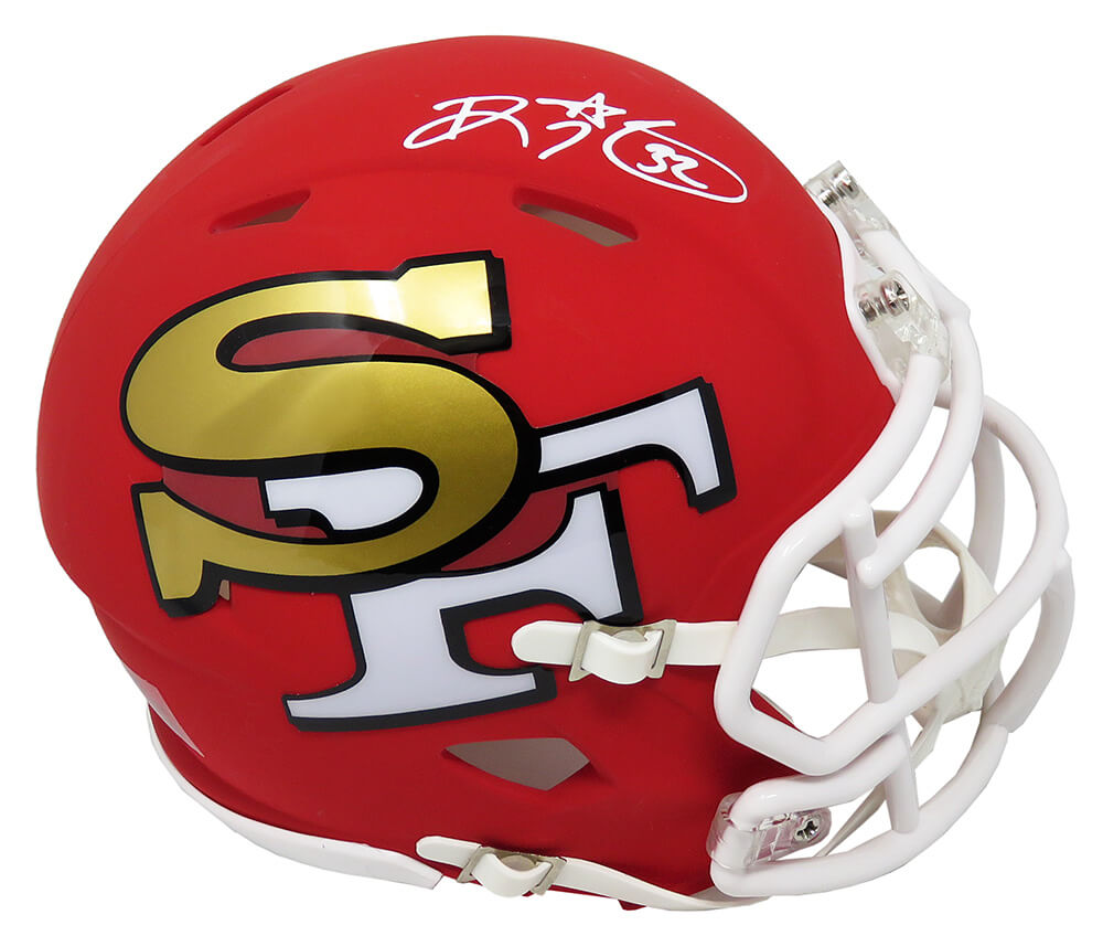 Ricky Watters Signed San Francisco 49ers AMP Alternate Riddell Speed Mini Helmet - WATMIN301 - Ricky Watters Signed San Francisco 49ers AMP Alternate Riddell Speed Mini Helmet product image