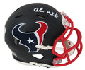 Deshaun Watson Signed Houston Texans Black Matte Riddell Speed Mini Helmet (Beckett) - WATMIN312 - Deshaun Watson Signed Houston Texans Black Matte Riddell Speed Mini Helmet (Beckett) product image