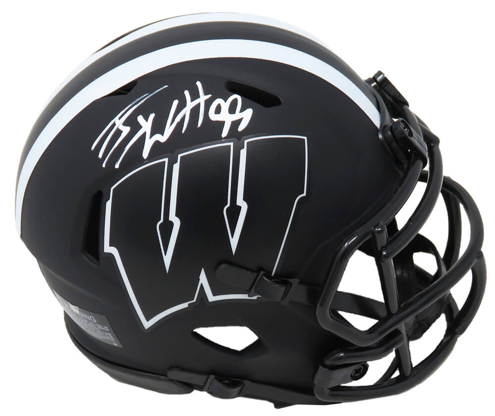 J.J. (JJ) Watt Signed Houston Texans Eclipse Black Matte Riddell Speed Mini Helmet - WATMIN331 - J.J. (JJ) Watt Signed Houston Texans Eclipse Black Matte Riddell Speed Mini Helmet product image