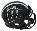 J.J. (JJ) Watt Signed Wisconsin Badgers Eclipse Black Matte Riddell Speed Mini Helmet - WATMIN332 - J.J. (JJ) Watt Signed Wisconsin Badgers Eclipse Black Matte Riddell Speed Mini Helmet product image