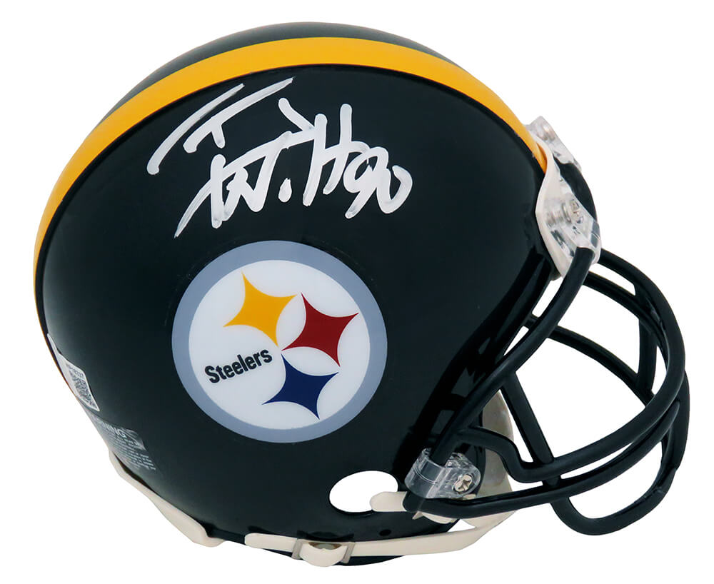 T.J. (TJ) Watt Signed Pittsburgh Steelers Riddell Mini Helmet (Beckett) - WATMIN350 - T.J. (TJ) Watt Signed Pittsburgh Steelers Riddell Mini Helmet (Beckett) product image