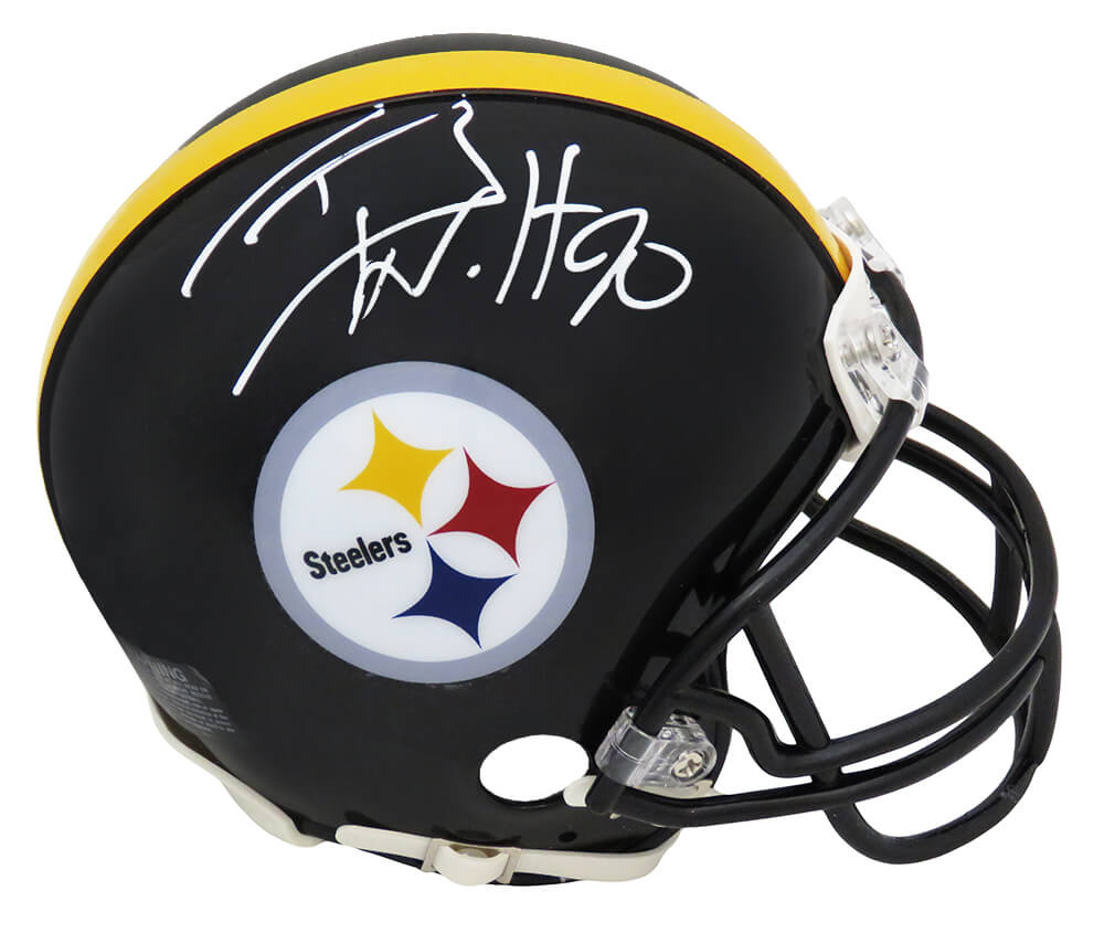 T.J. (TJ) Watt Signed Pittsburgh Steelers Riddell Mini Helmet - WATMIN352 - T.J. (TJ) Watt Signed Pittsburgh Steelers Riddell Mini Helmet product image