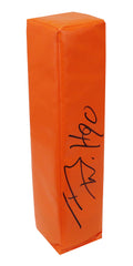 T.J. (TJ) Watt Signed  Orange Endzone Football Pylon - WATPYL300 - T.J. (TJ) Watt Signed Orange Endzone Football Pylon product image