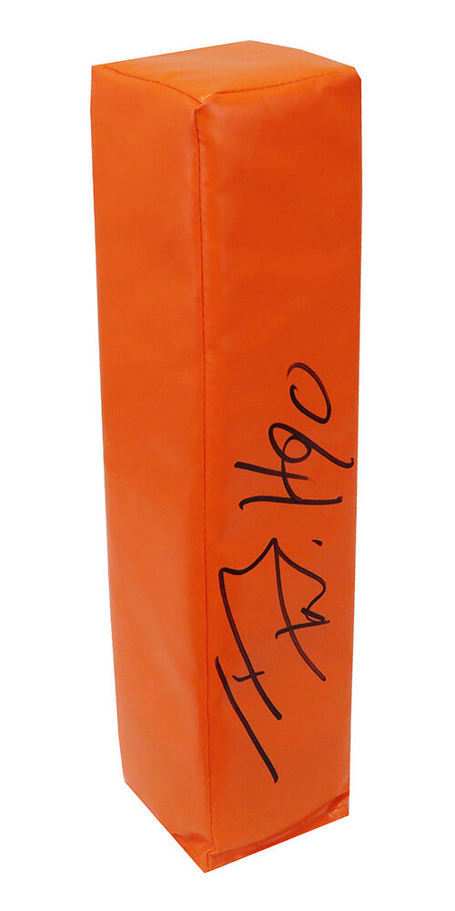 T.J. (TJ) Watt Signed  Orange Endzone Football Pylon - WATPYL300 - T.J. (TJ) Watt Signed Orange Endzone Football Pylon product image